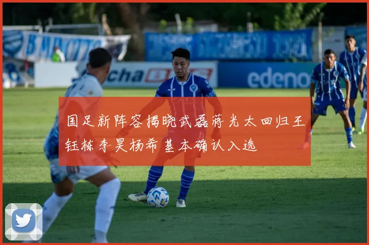 国足新阵容揭晓武磊蒋光太回归王钰栋李昊杨希基本确认入选